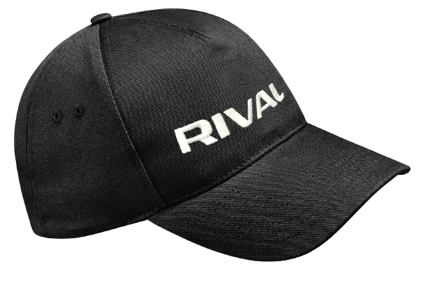 Rival Unisex Cap - Black/White - field hockey